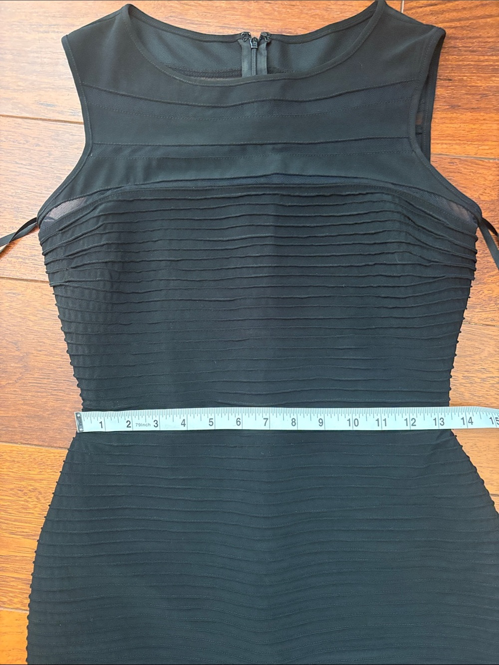 Xscape Black Sleeveless Fitted Mermaid Maxi Dress - Picture 8 of 11